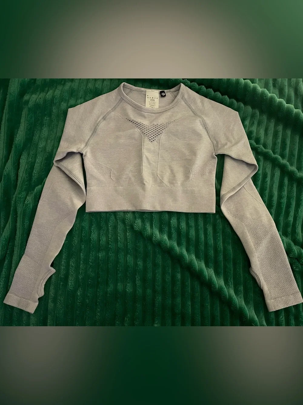 AYBL Seamless Crop Top in Ice Blue